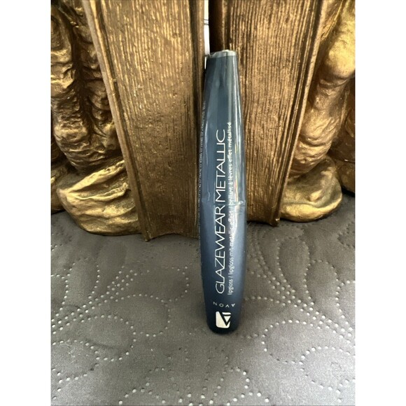 NEW SEALED Avon Glazewear Metallic Liquid Lip Gloss GOLDEN 8ml -Discontinued - Picture 1 of 6